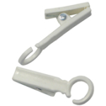 Mini clips hvit 100 stk