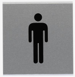 WC skilt herrer