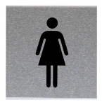 WC skilt damer