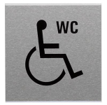WC skilt handikappet