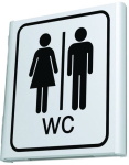 WC skilt damer/herrer