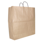 Papirpose brun 45x14x49 cm 150 stk.