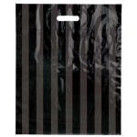 Plastpose sorte striper 35x45x5 cm 500 stk.