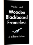 Wood line blackboard